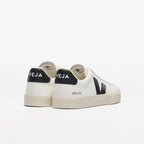 VEJA CAMPO LEATHER WHITE BLACK