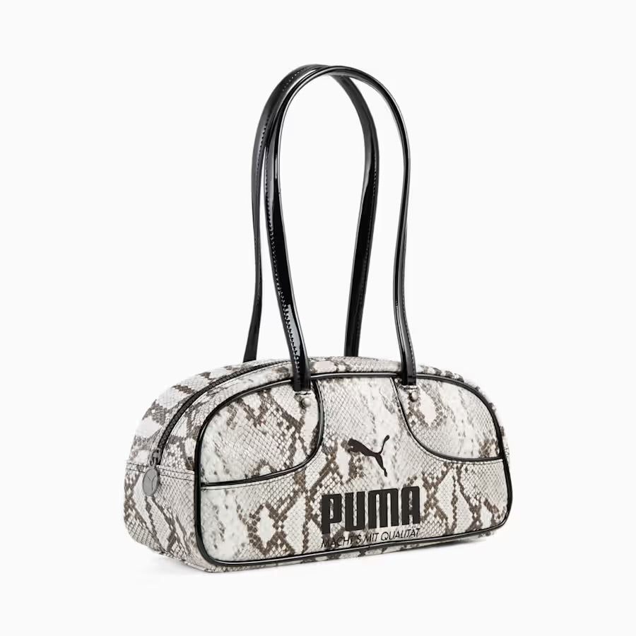 Puma bolso piel de serpiente blanco