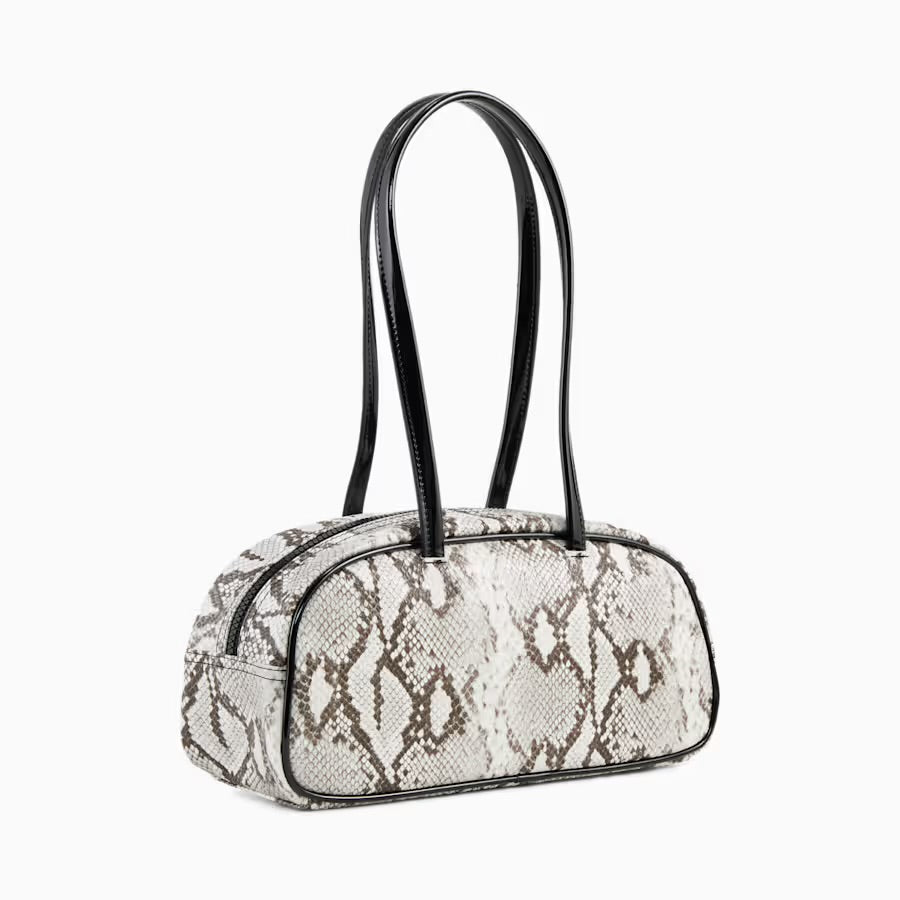 Puma bolso piel de serpiente blanco