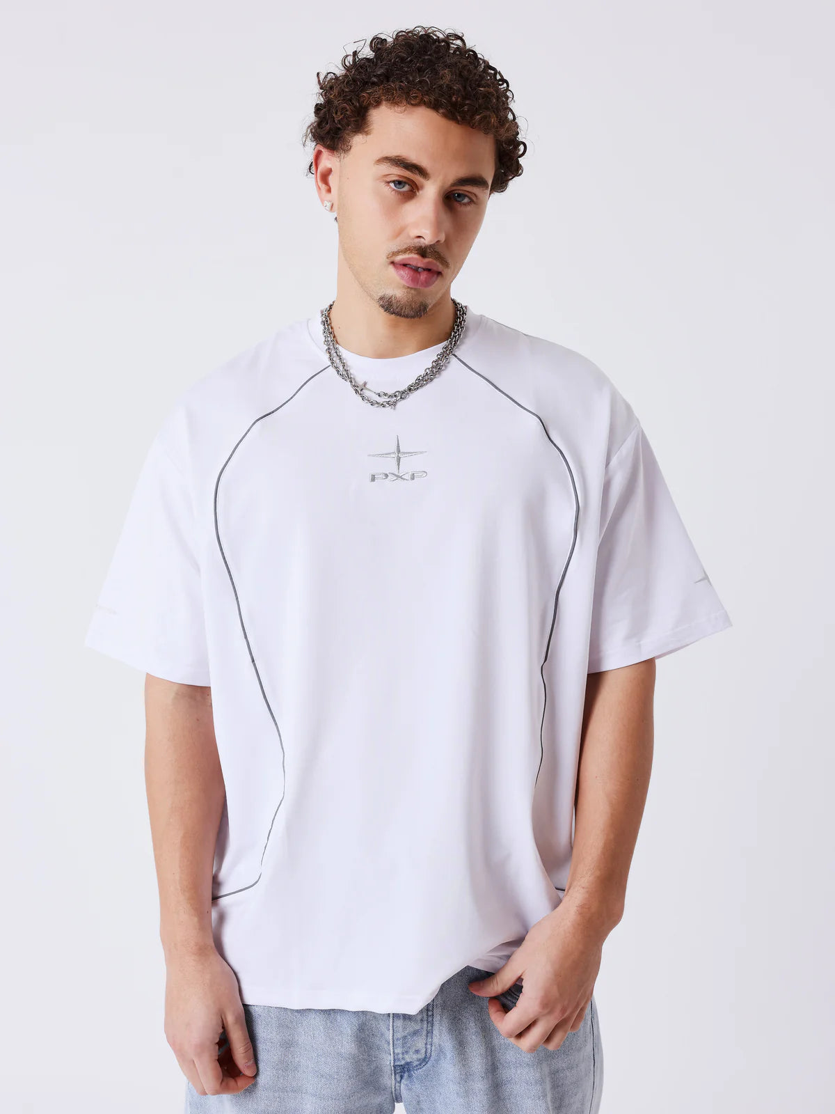 Pxp camiseta reflectiva blanca