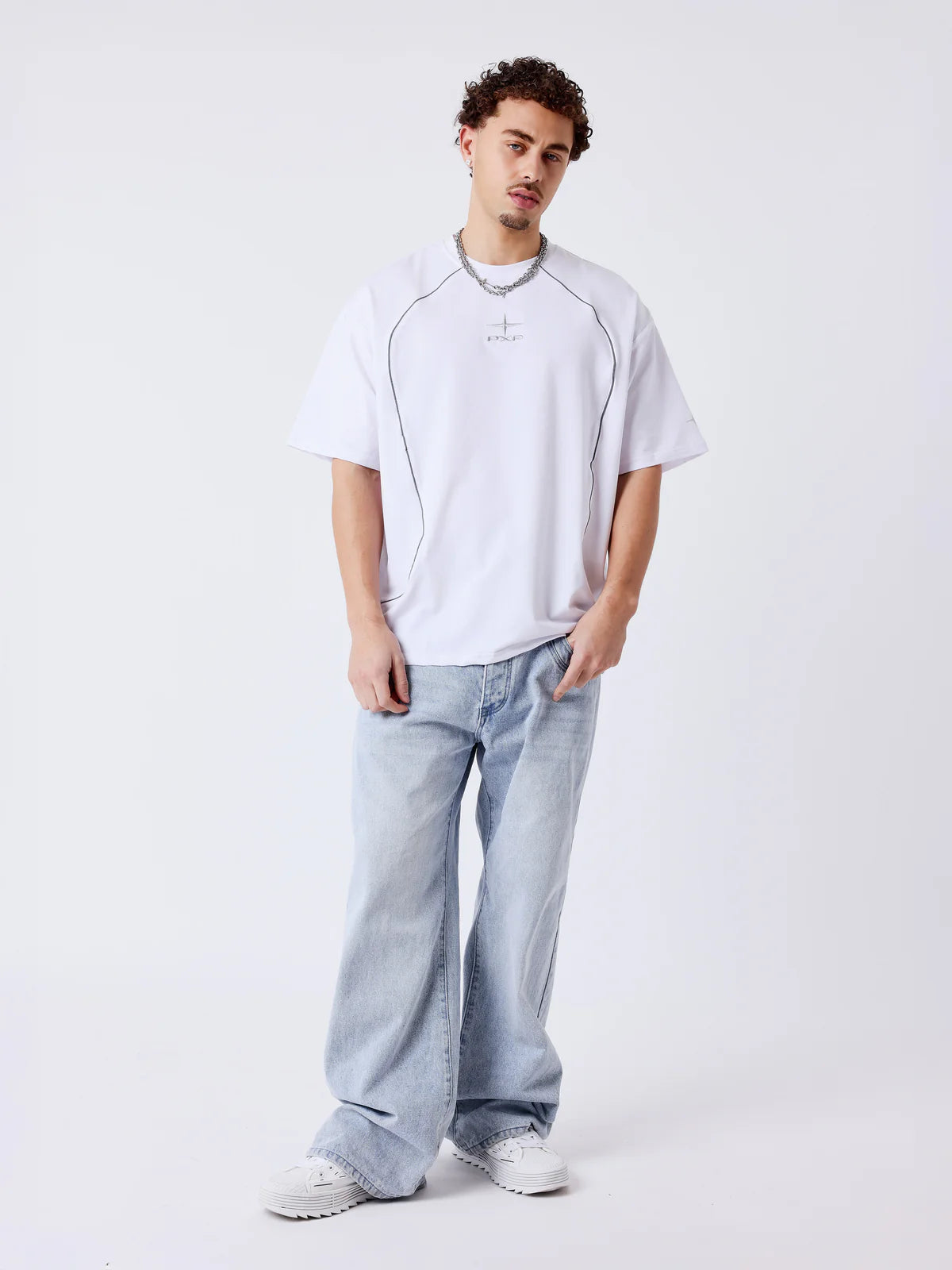 Pxp camiseta reflectiva blanca