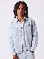 PXP SOBRECAMISA DE DENIM CON PANELES POLARIS