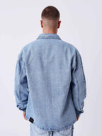 PXP SOBRECAMISA DE DENIM CON PANELES POLARIS
