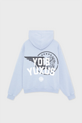 Yuxus GRIME HOODIE LIGHT BLUE