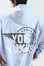 Yuxus GRIME HOODIE LIGHT BLUE