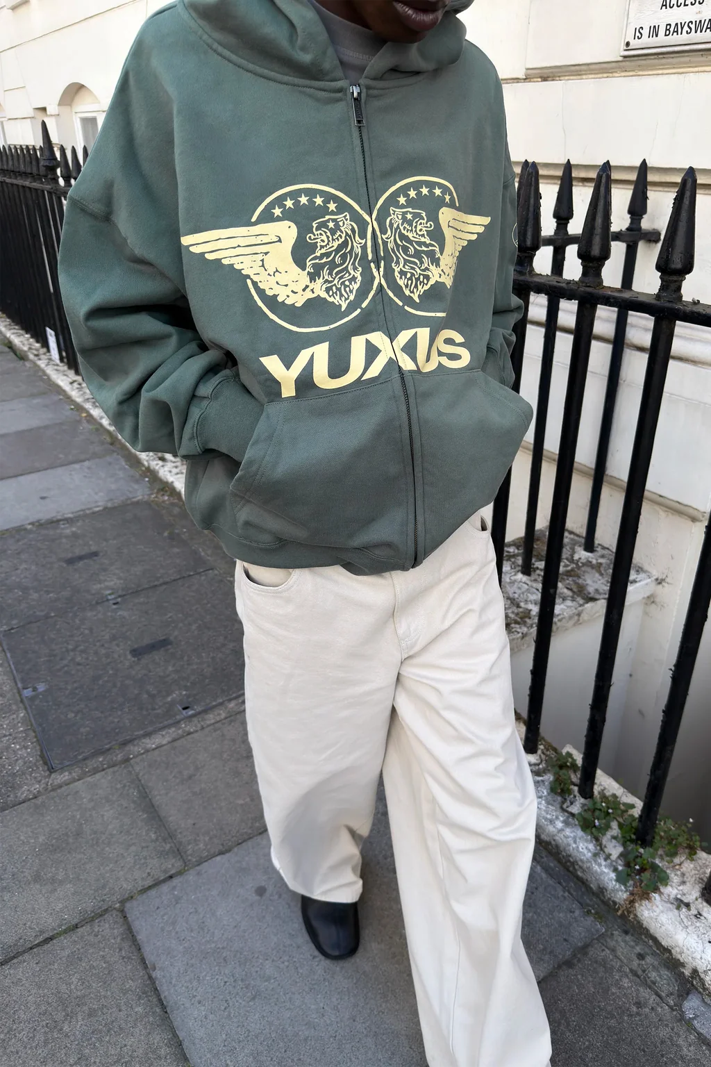 Yuxus VANE ZIP GREEN