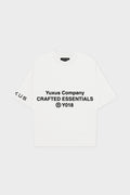 Yuxus BASIC TEE OFF WHITE