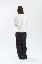 Yuxus BASIC TEE OFF WHITE