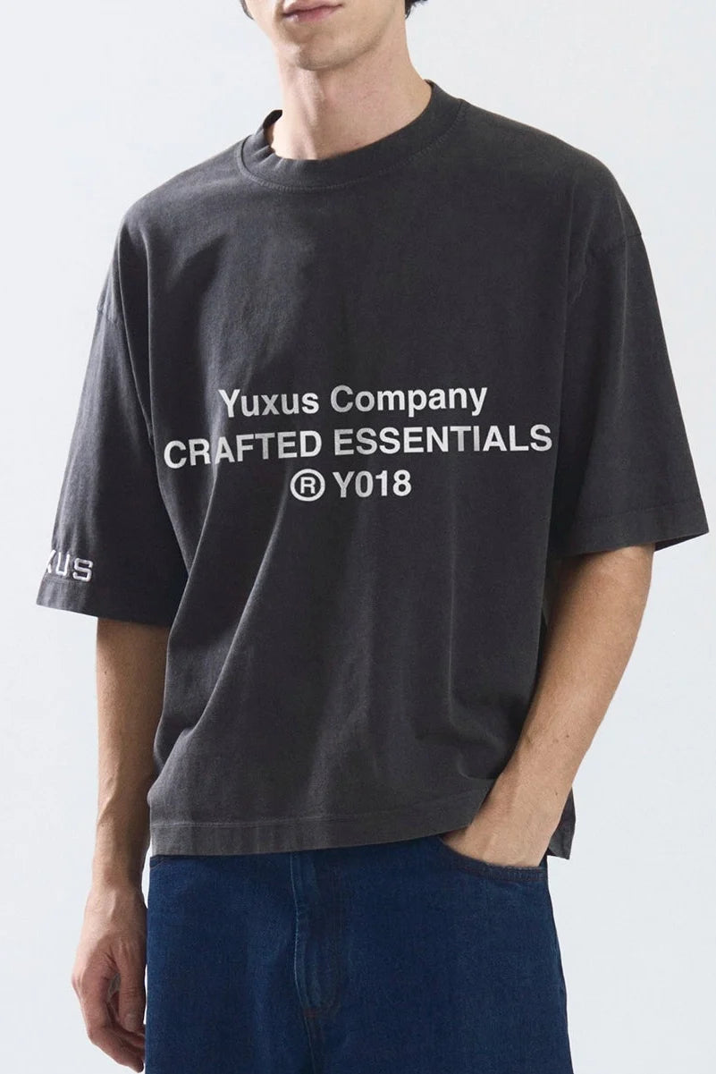 Yuxus BASIC TEE BLACK