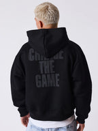 Pxp SUDADERA CON CAPUCHA Y CREMALLERA CON STRASS negra