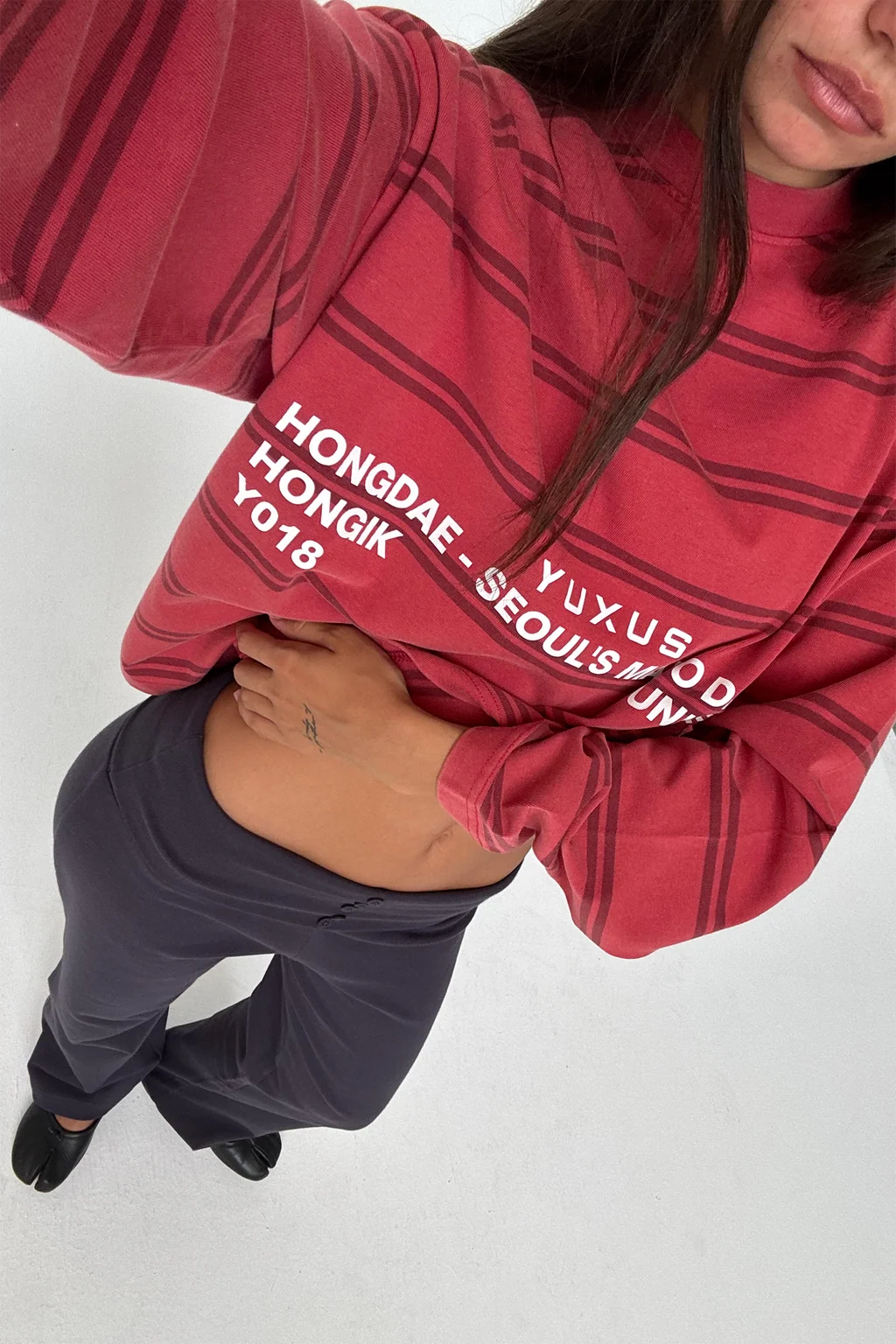 Yuxus CRATER LONGSLEEVE RED