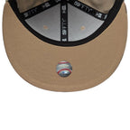 New era Gorra LA Dodgers MLB Cord Downflap 59FIFTY Fitted Beige