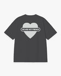 Wanf camiseta negra corazón