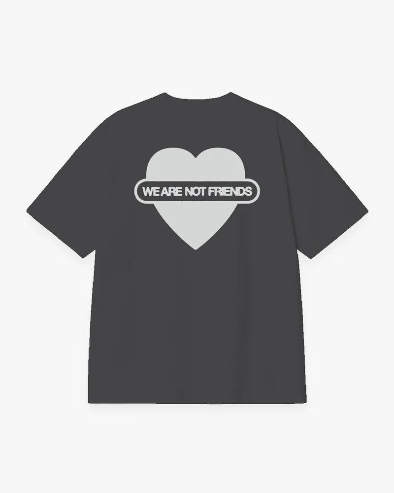 Wanf camiseta negra corazón
