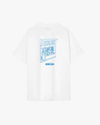 Wanf camiseta blanca y azul