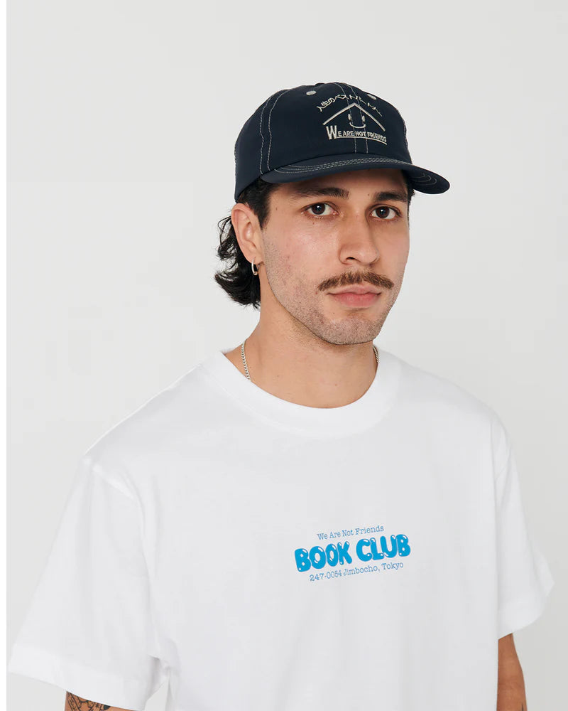 Wanf camiseta blanca y azul