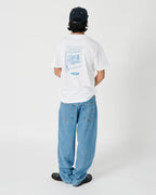 Wanf camiseta blanca y azul