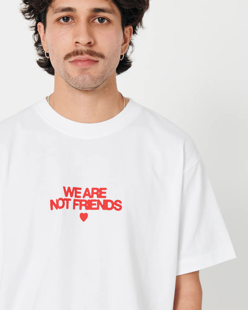 Wanf camiseta básica blanca