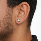 ORECCHINI “PUNTO LUCE” ARGENTO 925 6MM
