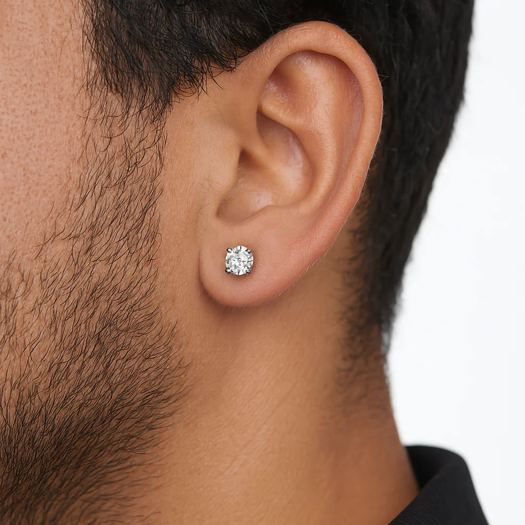 ORECCHINI “PUNTO LUCE” ARGENTO 925 6MM