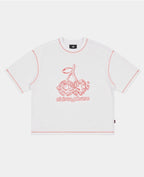 LOVE CERISE ORANGE TEE