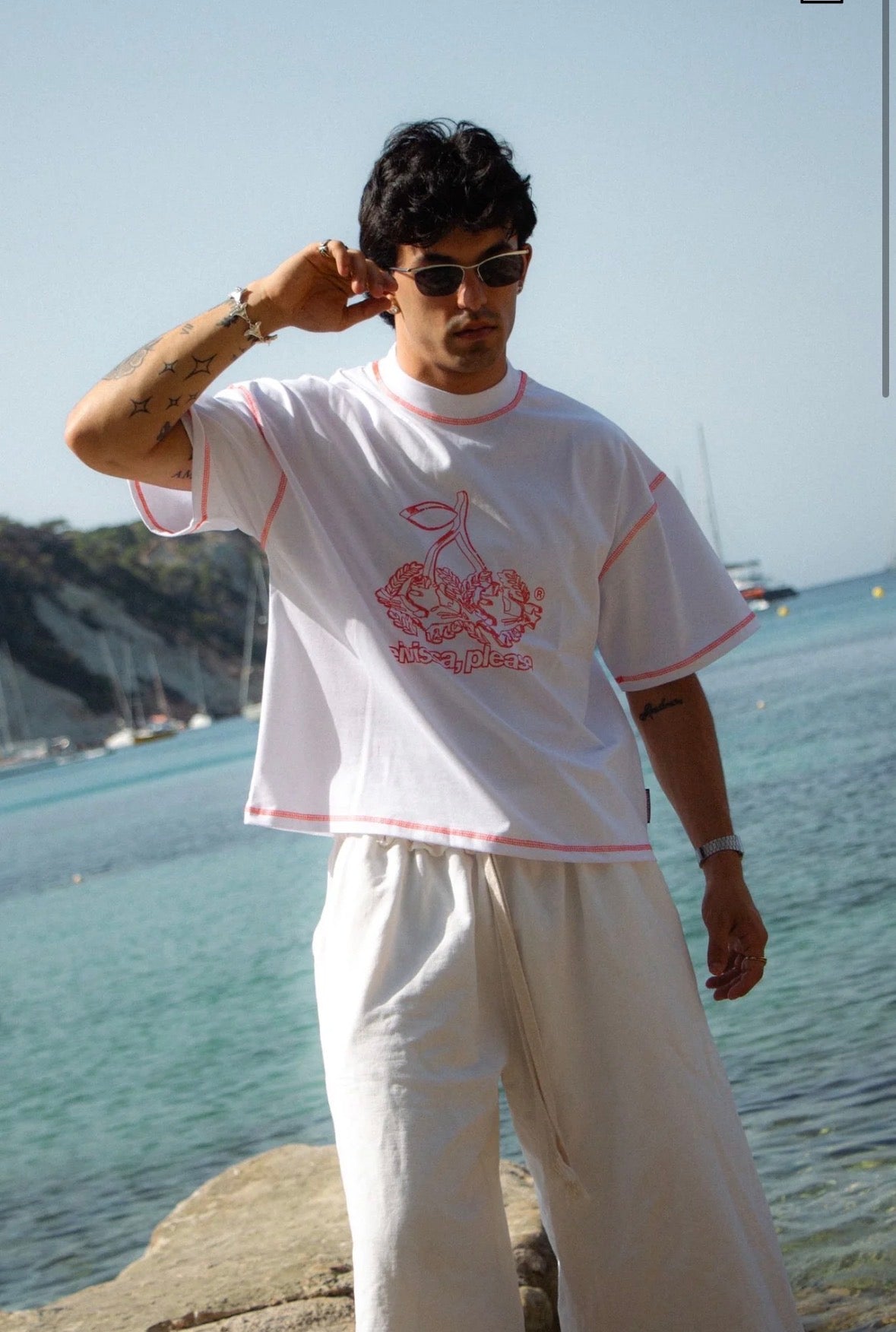 LOVE CERISE ORANGE TEE
