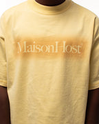 SPRAY LOGO YELLOW TEE