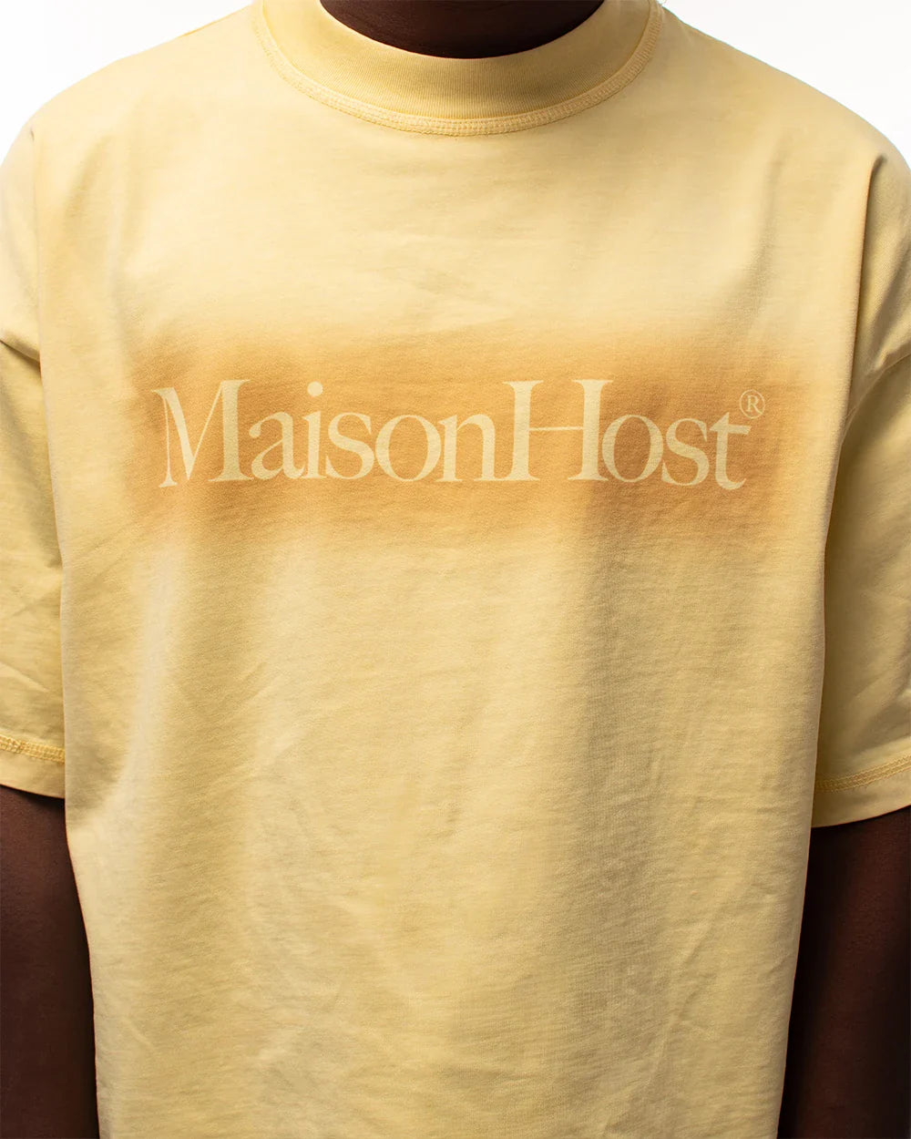 SPRAY LOGO YELLOW TEE