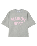 SPRAY VARSITY GREY TEE