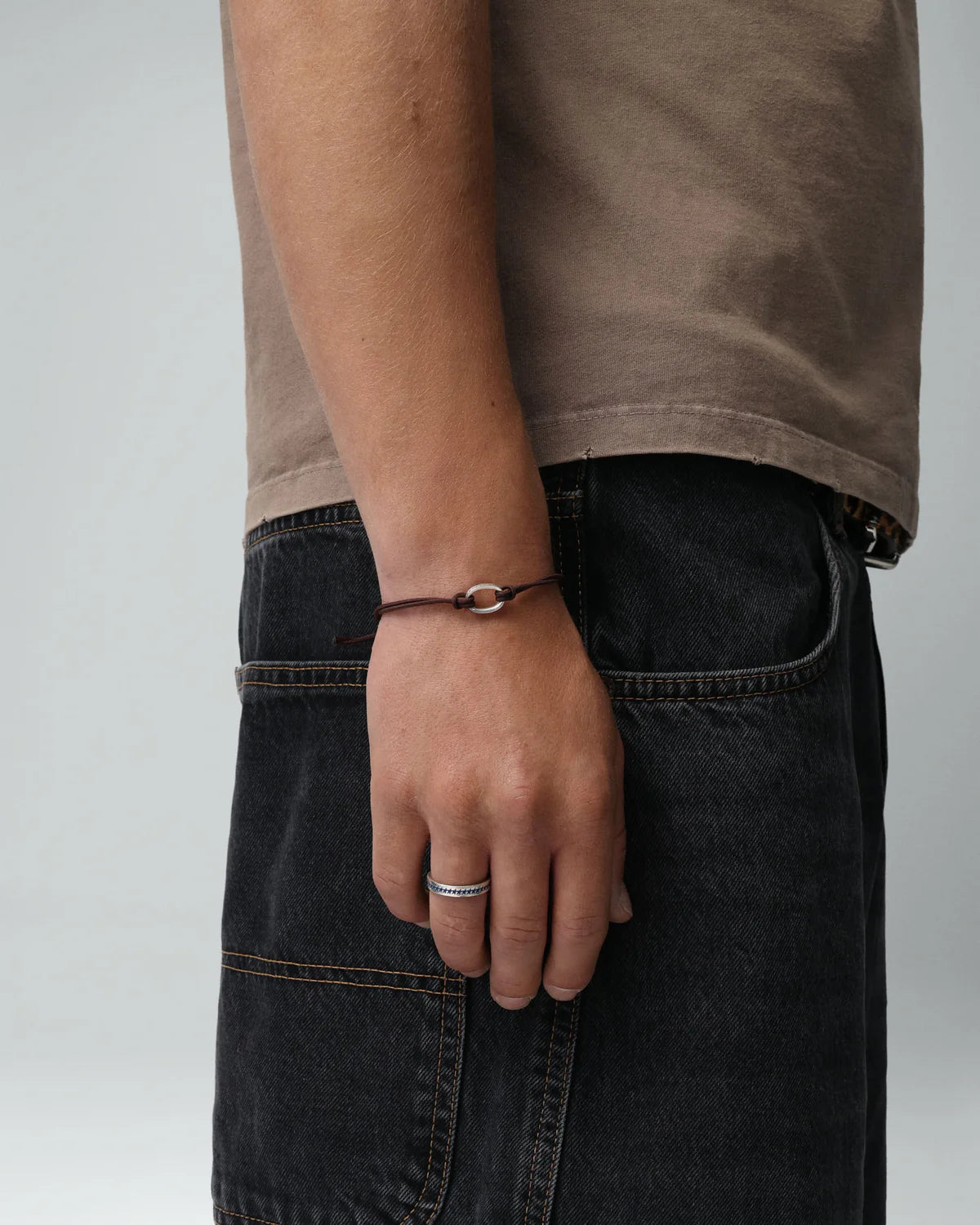 Two Jeys Blue Enameled Starline Ring