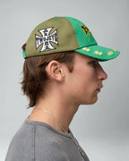 Two Jeys Embroidered Green Dad Cap
