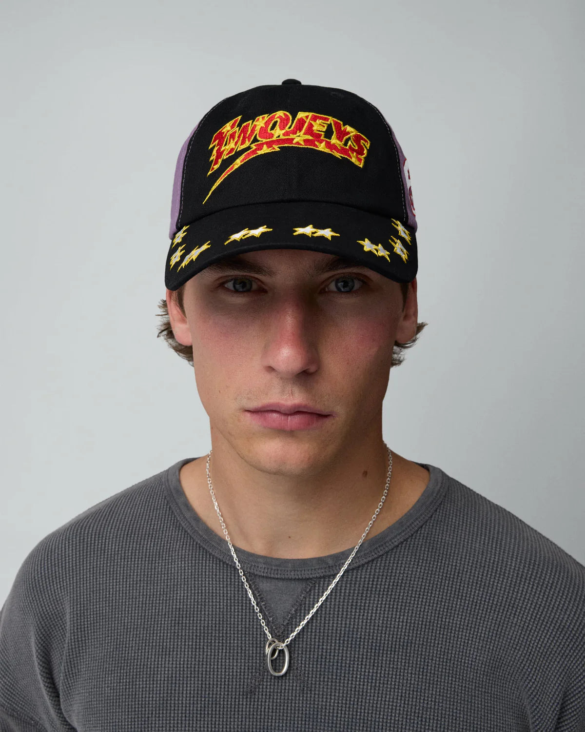 Two Jeys EMBROIDERED PURPLE DAD CAP