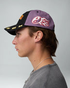 Two Jeys EMBROIDERED PURPLE DAD CAP