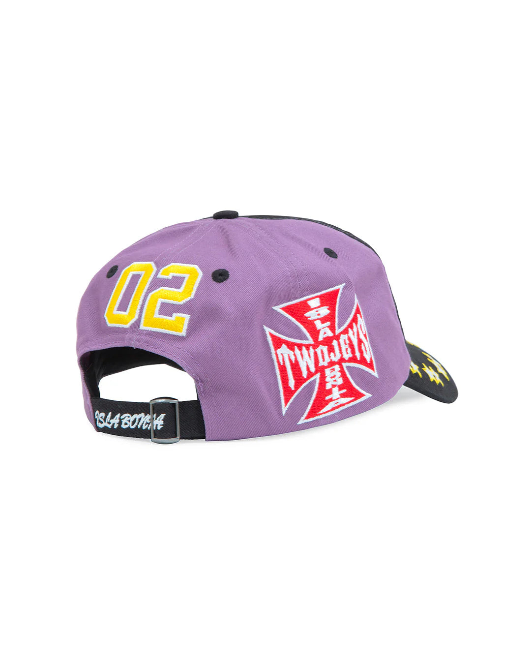 Two Jeys EMBROIDERED PURPLE DAD CAP