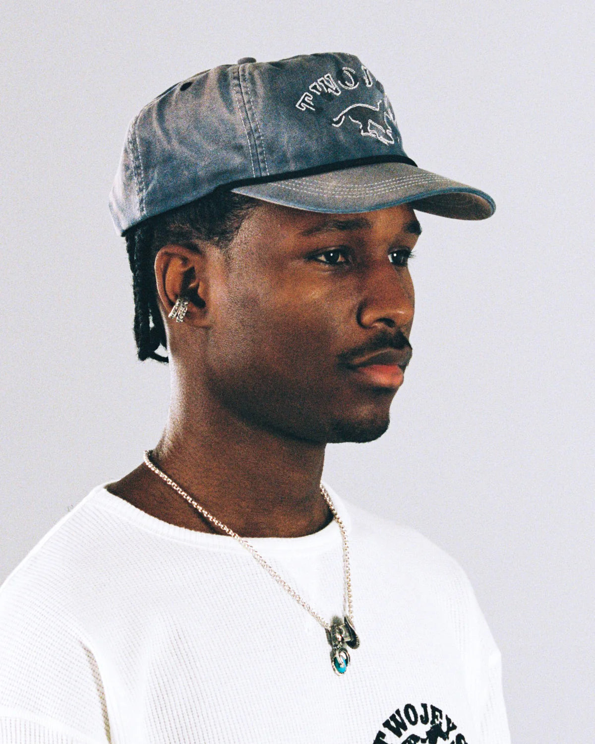Two Jeys Sunfaded Blue Cap
