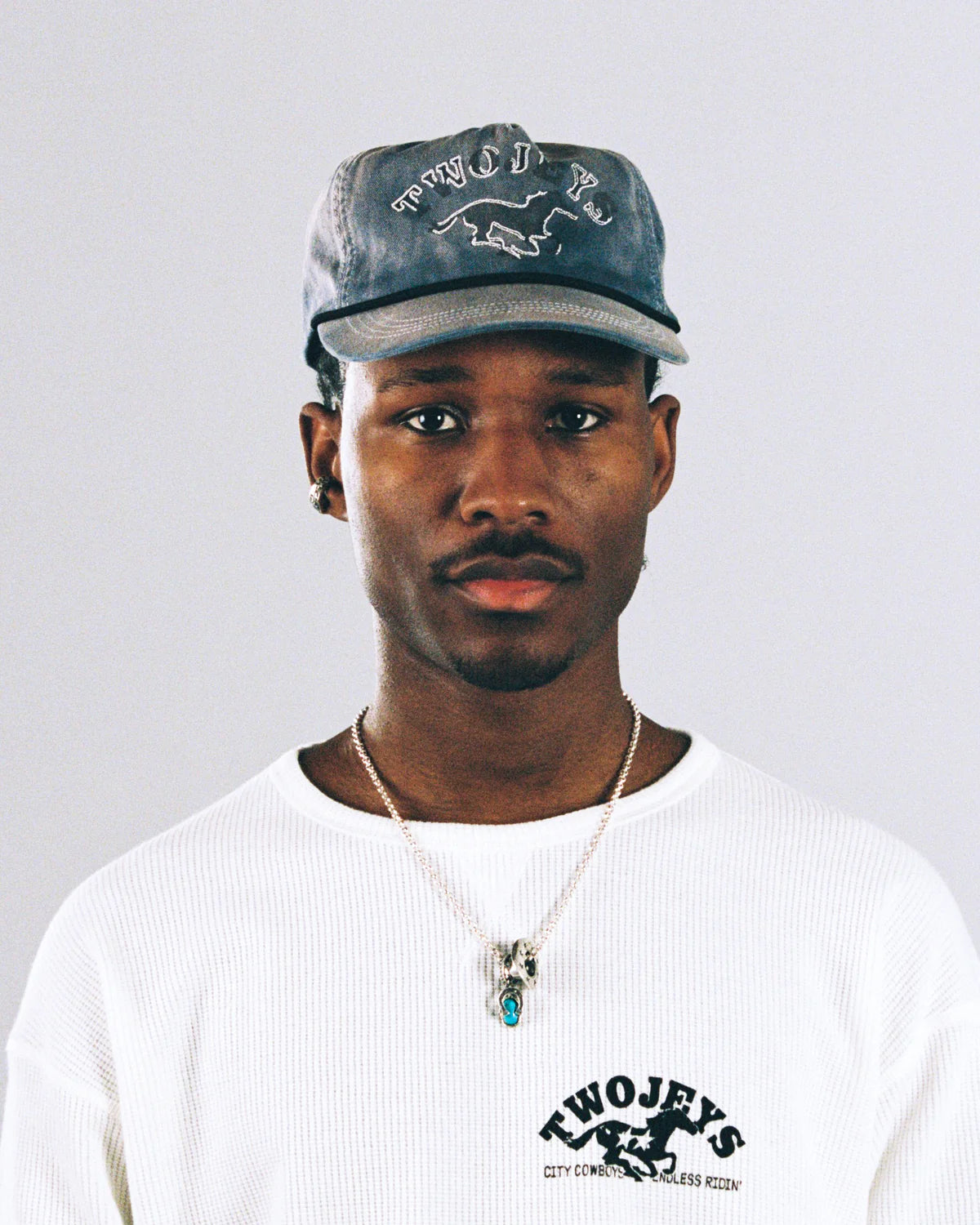 Two Jeys Sunfaded Blue Cap