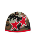 Two Jeys Reversible Icon Camo/red Beanie