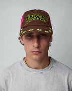 Two Jeys Embroidered Pink Dad Cap