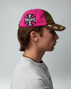 Two Jeys Embroidered Pink Dad Cap
