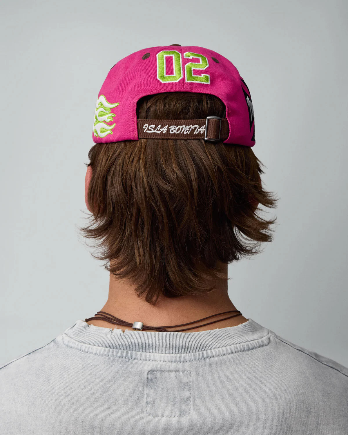 Two Jeys Embroidered Pink Dad Cap