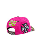 Two Jeys Embroidered Pink Dad Cap