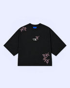 Noemotions blossom tee black