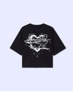 Noemotions Broken Heart Tee Black