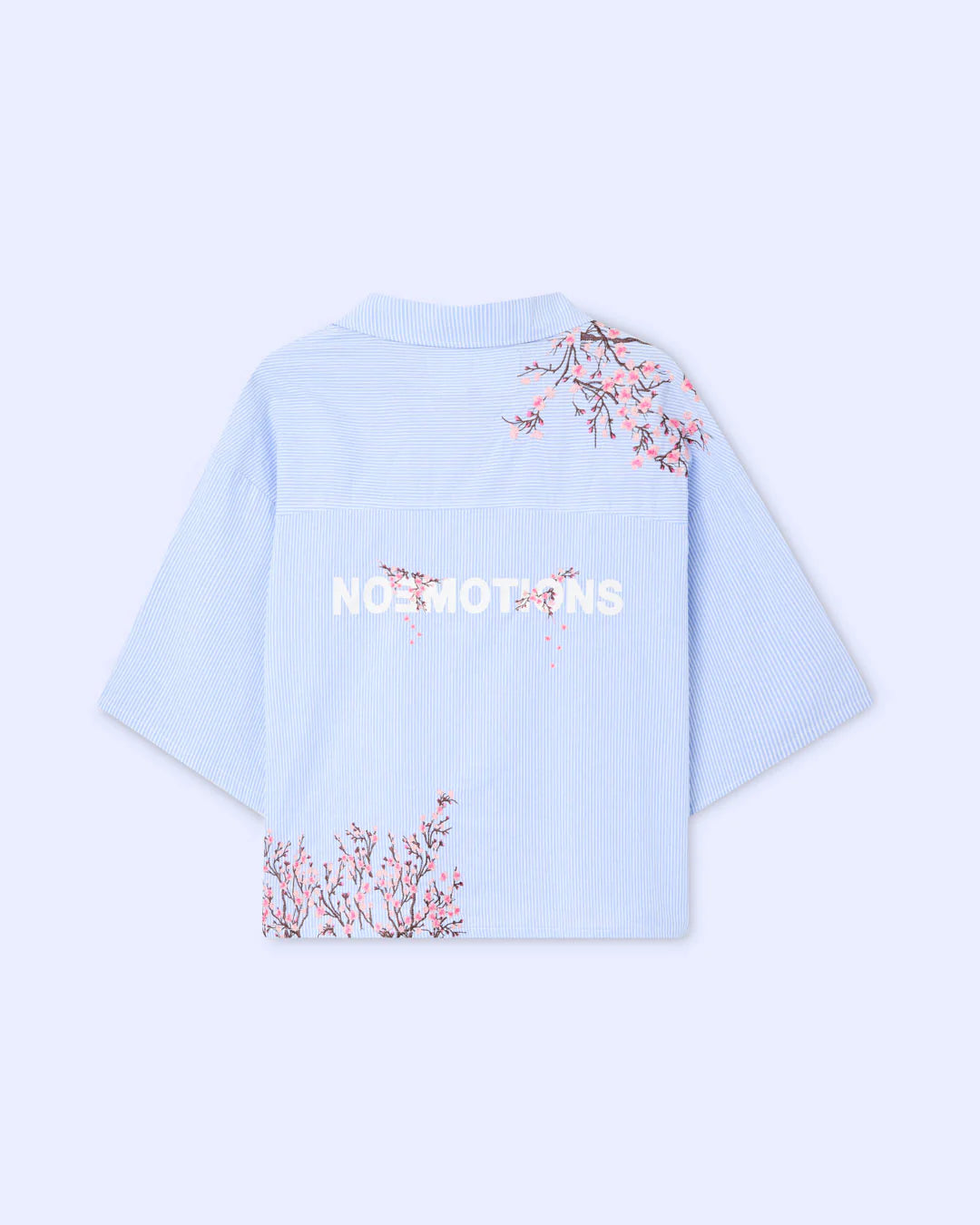 Noemotions FLOWER SHIRT LIGHT BLUE