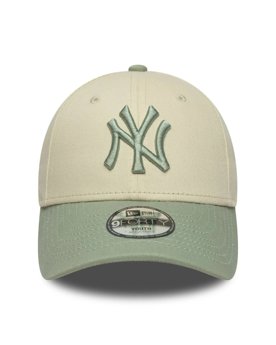 New era Gorra MLB League Essential New York Yankees 9FORTY Youth Beige