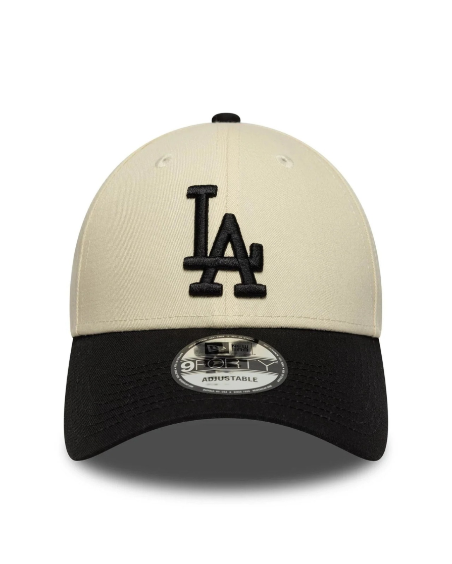 New era Gorra MLB Colour Block LA Dodgers 9FORTY Beige