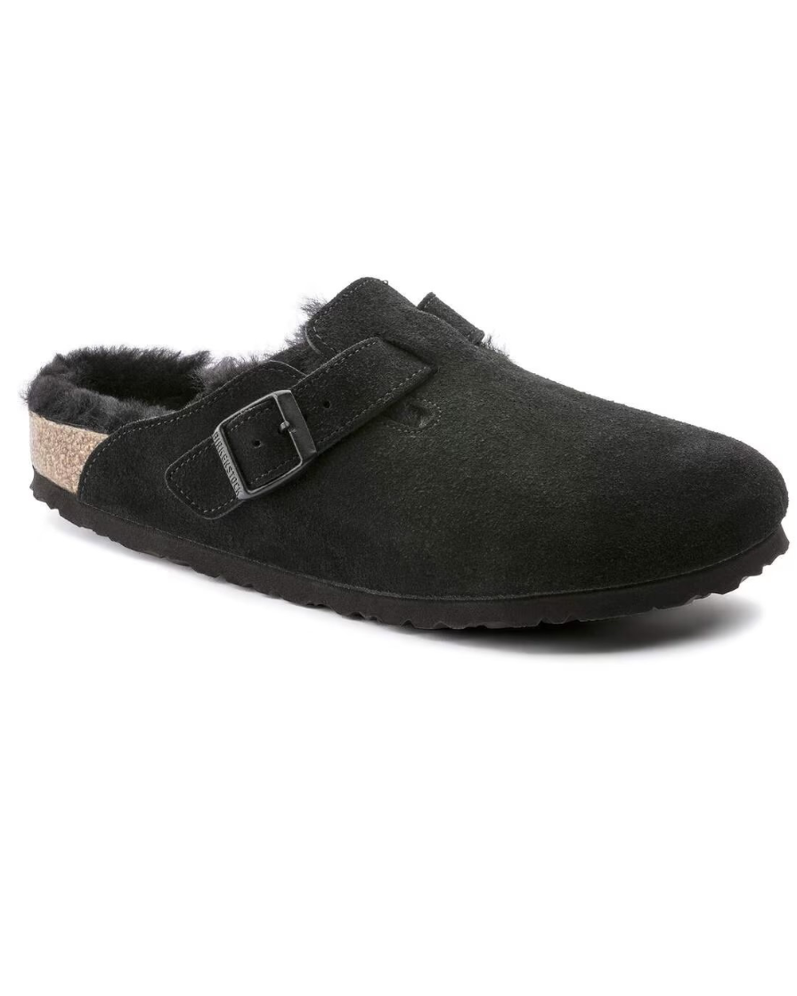 BIRKENSTOCK boston lana de borrego black