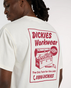 Dickies camiseta blanca y granate