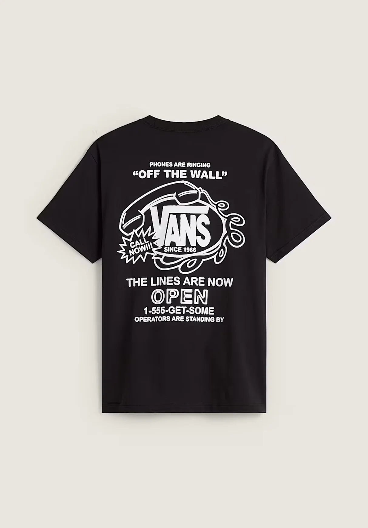 VANS HOT LINES SS TEE BLACK