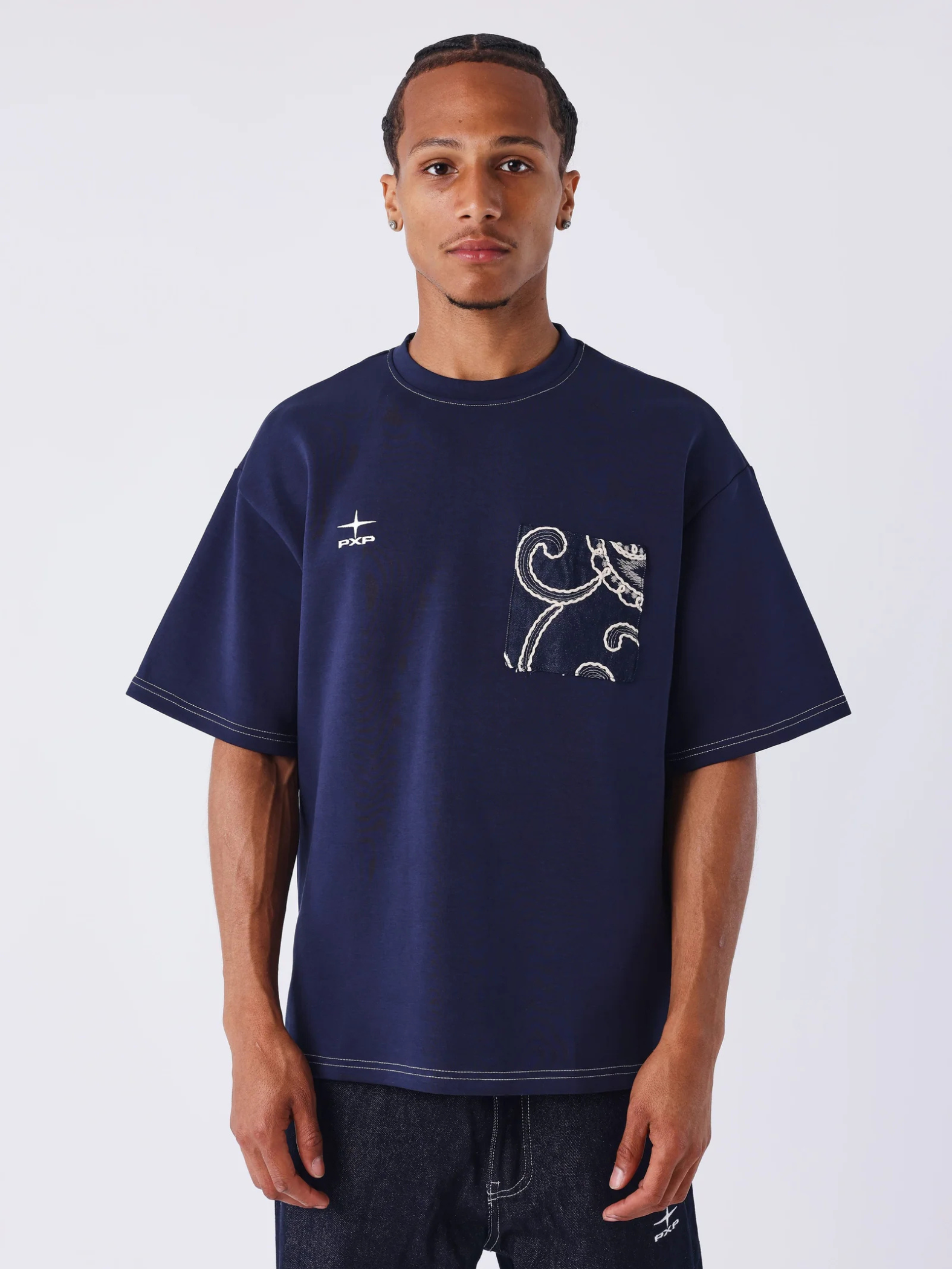 Pxp Camiseta Bandana Azul Marino